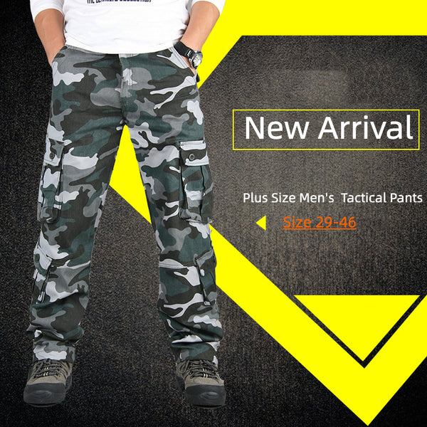 Multi-functional Outdoor Pants Men's Multi-pocket Plus Size Men's  Tactical Pants