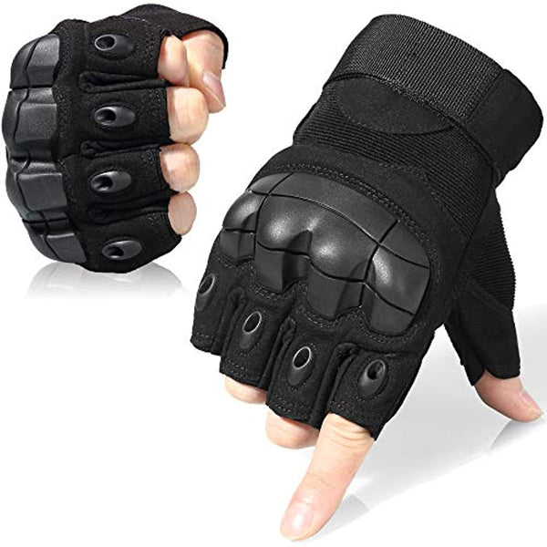 Tactical Fingerless Gloves for Motorbike Motorcycle Cycling