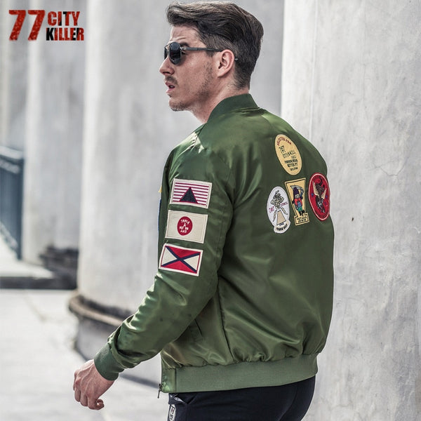 Men Plus Size 6XL Military tactical jacket casaco masculino Pilot Bomber Jacket