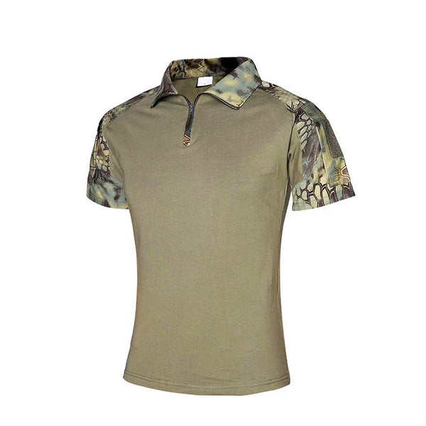 Short-sleeved Camouflage Outdoor Frog Training Tactical T-shirt