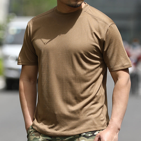 Outdoor Quick-drying T-shirt Men's Sports Short-sleeved Breathable Fitness Clothes
