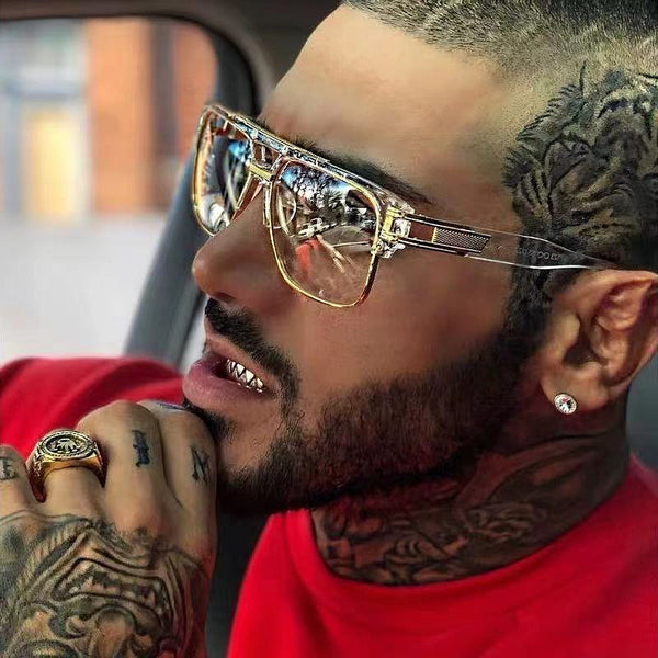 Men's Large Rim Sunglasses Men's Sun Glasses Retro Glasses