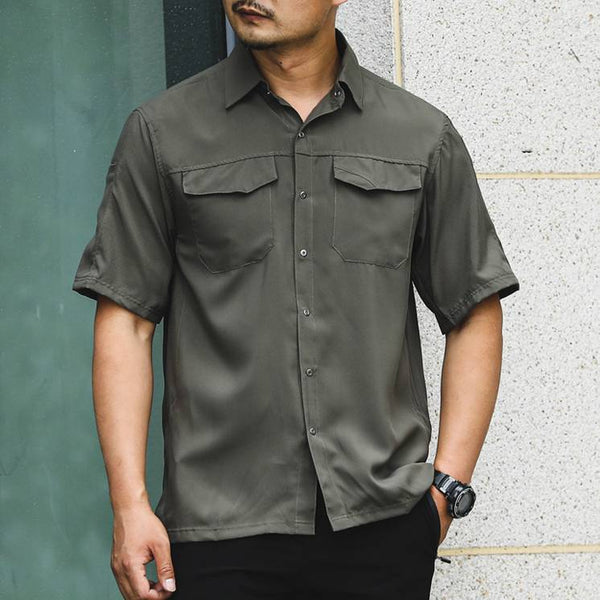 Tactical Short Sleeve Casual Business Short Sleeve Shirt