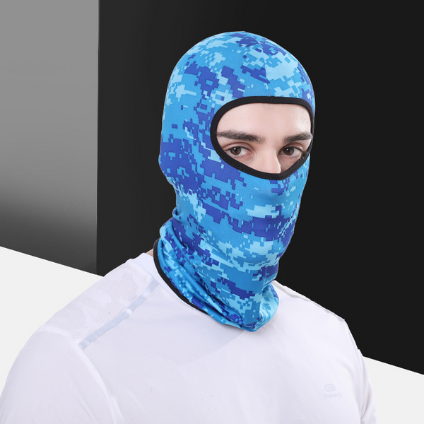 Outdoor Sports Riding Protective Headgear Summer Sun Protection Camouflage Mask