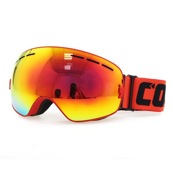 Large Spherical Ski Goggles